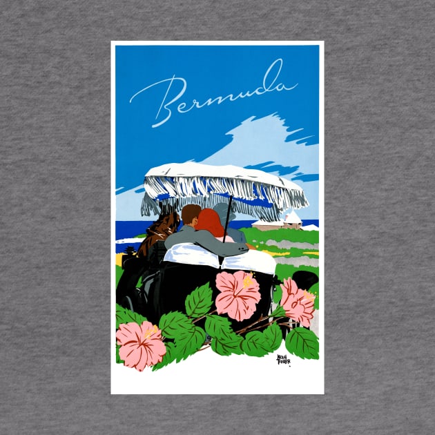 Vintage Travel Poster Bermuda by vintagetreasure